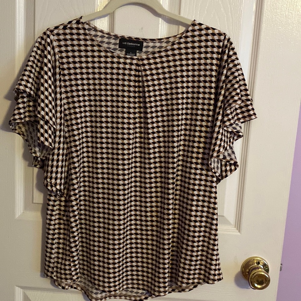 Liz Claiborne Ruffle Top
